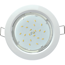 Светильник встраиваемый GX53 H4 белый 38х106 Ecola