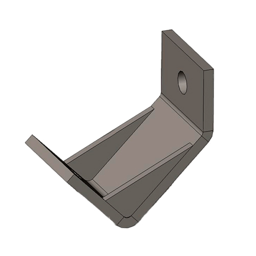 Опора неподвижная оттяжка 45 град., толщ. 8,0 мм, термодиффузия Ostec