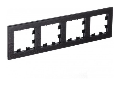 ATLASDESIGN NATURE Рамка  4-постовая металл оникс Schneider Electric