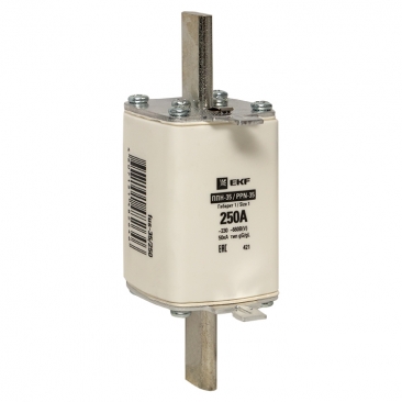 Плавкая вставка ППН-35 250/250А габарит 1 PROxima EKF