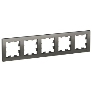 ATLASDESIGN Рамка универсальная 5-м . сталь IP20 Schneider Electric