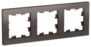 ATLASDESIGN Рамка универсальная 3-м . мокко IP20 (кр.5шт) Schneider Electric