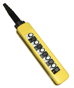 Пост кнопочный ПКТ-100 У2, IP65, вверх, вниз, влево, вправо, вперед, назад, по часовой, против часовой, быстрее, медленнее, 10NO Электротехник