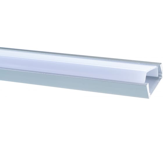 Профиль накл.+рассеив.+аксес. 2000х16x7мм алюм/поликарб General