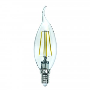 Лампа св/д Sky свеча на ветру CW35 13W Е14 3000К Прозрачный Uniel
