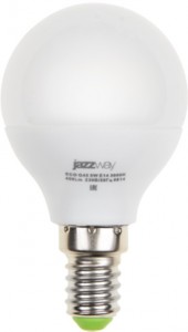 Лампа светодиодная LED 9 Вт Е14 5000К JazzWay