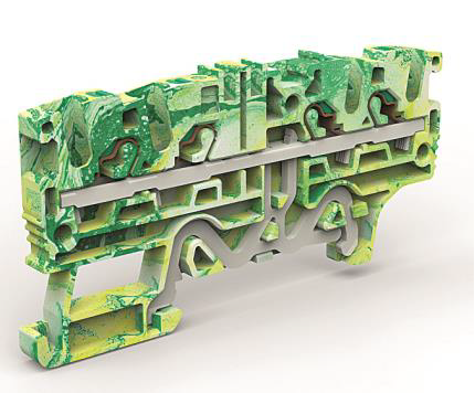 Клемма заземления 4 точки подключения на 2,5 кв.мм DKC