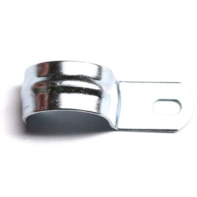 Держатель оцинкованный односторонний, д.16мм с крепежным отверстием 8.5х6 мм DKC