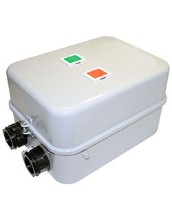 Пускатель электромагнитный ПМ12-063221 У2 В, 220В/50Гц, 2з+2р, 63А, нереверсивный, с реле РТТ-231 53,5-63,0А, в корпусе IP54, с кнопками ПУСК+СТОП+R