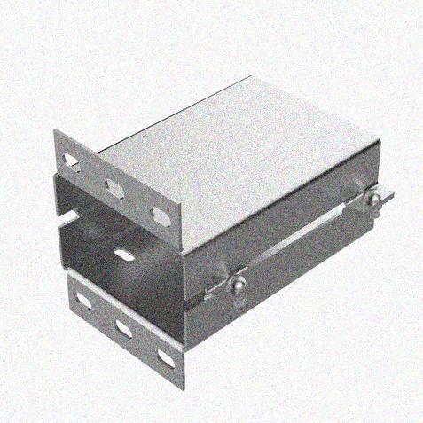 Лоток присоединительный ЛПС 200х80 УТ1,5, нержавеющая сталь, S2,0