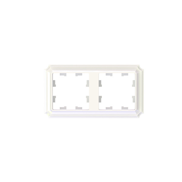 ATLASDESIGN ANTIQUE 2-постовая рамка, универсальная, жемчуг Systeme Electric