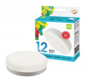 Лампа св/д T25 12W GX53 4000К ASD