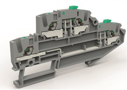 Двухуровневая клемма с размыкателем DKC