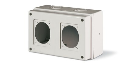 Корпус на 2 поста с основанием 70х87 мм. Тип M150 DKC