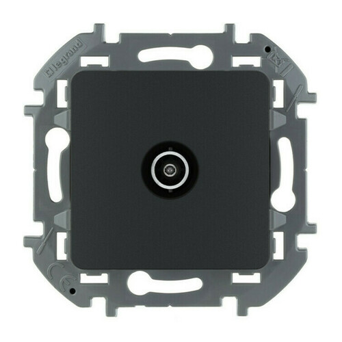INSPIRIA Механизм розетки без лицевой панели СУ TV тип "звезда" . антрацит IP20 Legrand