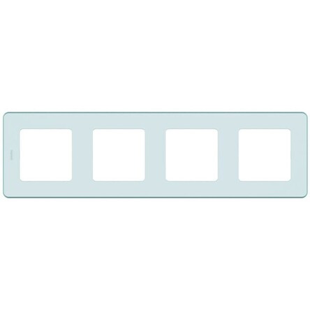 INSPIRIA Рамка горизонт/вертик 4 мест . мятный IP20 Legrand