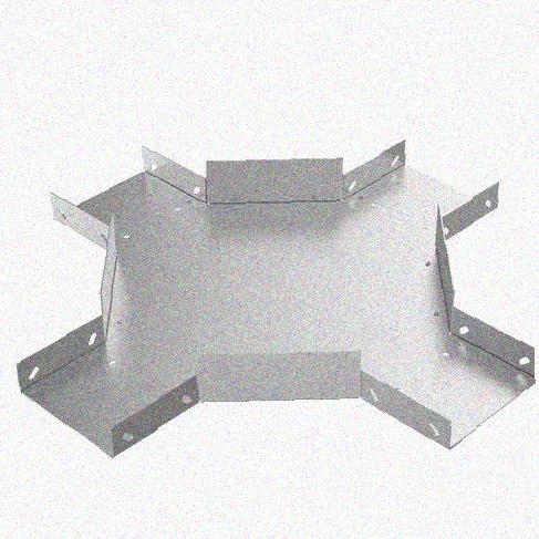 Лоток крестообразный замковый глухой КМЗГ 100х50 У3, окрашенный, S1,5