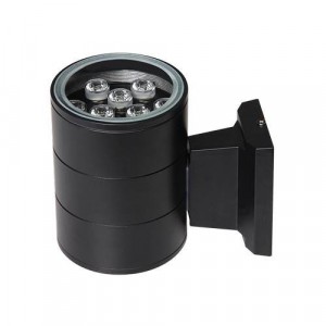 Св-к для фасадов св/д 1x9W(600lm) 6500K черн 200x173x108 PWL-145110/24D Jazzway