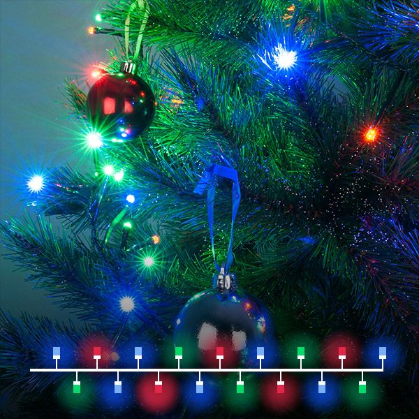 Гирлянда нить "Мишура" мульти 5м IP20 (400-004 мульти) Eurosvet