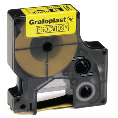 Картридж термо трубка 09мм х 1,5м белый DKC