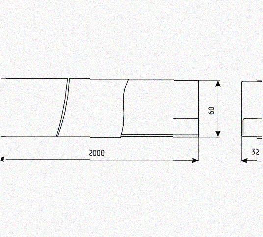 Лоток ЛМ60.30 УТ1,5, с разъеденителем и крышкой, оцинкованный лист, S0,8