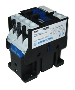 Пускатель электромагнитный ПМЛ-1161ДМ УХЛ4 Б, 220В/50Гц, 1р, 16А, нереверсивный, без реле, IP20 Электротехник