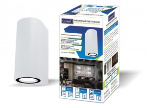 Светильник уличный/садовый/фасадный 2xMR16 GU10 прозр.круглый белый IP65 General