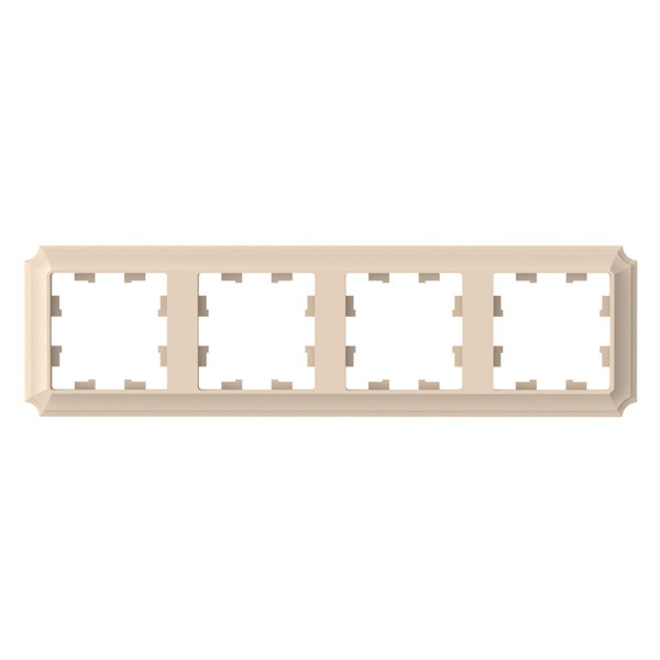 ATLASDESIGN ANTIQUE 4-постовая рамка, универсальная, песочный Systeme Electric