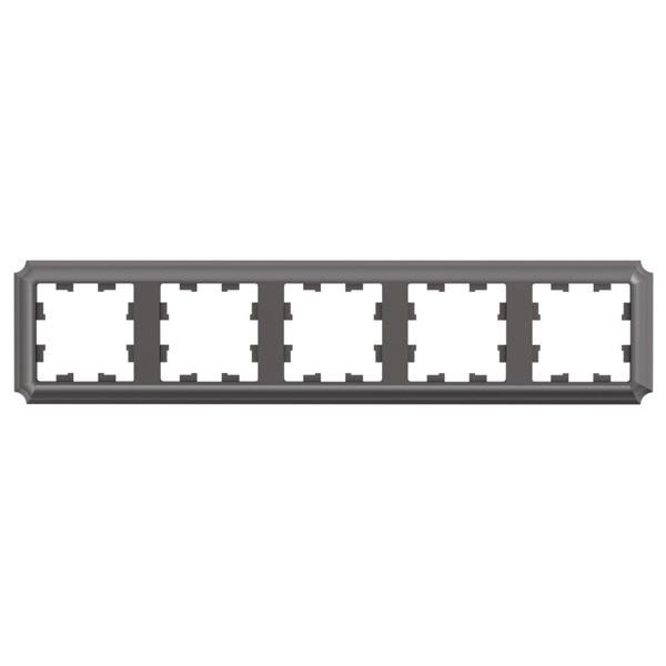 ATLASDESIGN ANTIQUE 5-постовая рамка, универсальная, мокко Systeme Electric