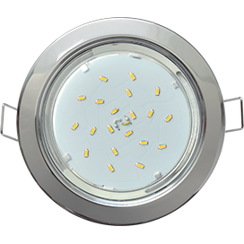 Светильник GX53 H4  хром 38x106 ECOLA