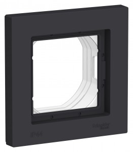 ATLASDESIGN AQUA Рамка универсальная 1-м . карбон IP44 Schneider Electric