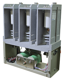 Контактор вакуумный КВТ-6-1,6/160D-3 У3, трёхполюсный, 160А, 380В, 3з+3р, нереверсивный, без реле Электротехник