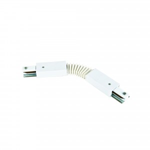 Соединитель для 2-х шинопроводов типа G 1-фаз./гибкий/белый UBX-Q122 G24 Volpe