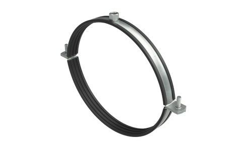 Хомут для воздуховодов с изоляцией с гайкой М8 для труб d 125 мм DKC Хомут для воздуховодов с изоляцией с гайкой М8 для труб d 125 мм DKC