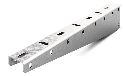 Консоль подвеса для легких нагрузок для профиля 35х35, база 150, толщ. 1,2 мм, Сендзимир цинк Ostec