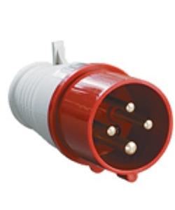 Вилка 014, переносная, 3Р+PE, 16А, 380В, IP44 Электротехник