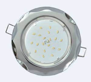 Светильник GX53-H4 "Звезда" Хром 38x116 Ecola