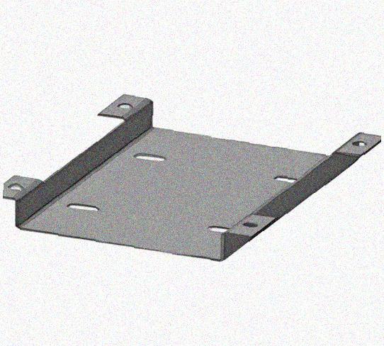 Соединитель нижний У1102 100х100х1,0 УТ1,5, оцинкованный лист S1,0