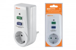 Выкл. дифф. тока УЗО-Р-IP40-16-30 (в розетку) 16А 30мА IP40 TDM