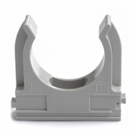 Крепёж-клипса для труб Полистирол d40 мм (15шт/300шт уп/кор) Промрукав