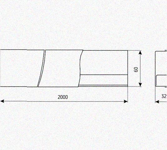 Лоток ЛМ60.30 УТ1,5, с разъеденителем оцинкованный лист S0,8
