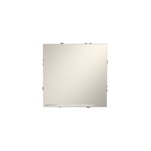 Выключатель встраиваемый Voltum S70 одноклавишный с подсветкой 10А, (кашемир)