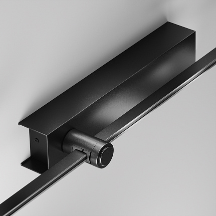 Основание настенное Wall для блока питания с вводом питания Flarity черный Maytoni