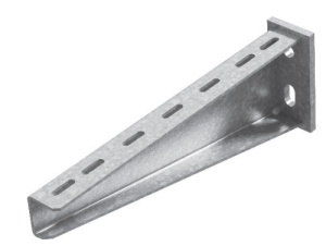 Консоль подвеса для высоких нагрузок, на поверхность, база 600, толщ. 3,0 мм, гальван. цинк Ostec