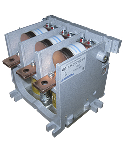 Контактор вакуумный КВТ-1,14-2,5/250-3 У3, трёхполюсный, 380В, 3з+4р, нереверсивный, без реле Электротехник