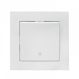 Валенсия Выключатель 1-кл, 10А белый проходной EKF