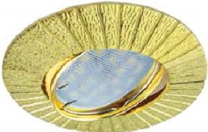 Светильник MR16 DL119 Рифленые лучи сатин-хром Ecola