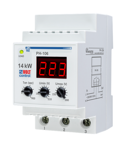Реле напряжения РН-106 Новатек-Электро