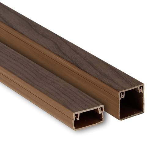 Канал кабельный (12х12) (120 м) темное дерево EKF-Plast