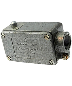 Микровыключатель МП 2305 У2 исп.05, IP54, толкатель с шариком, комбинированный, винт Электротехник